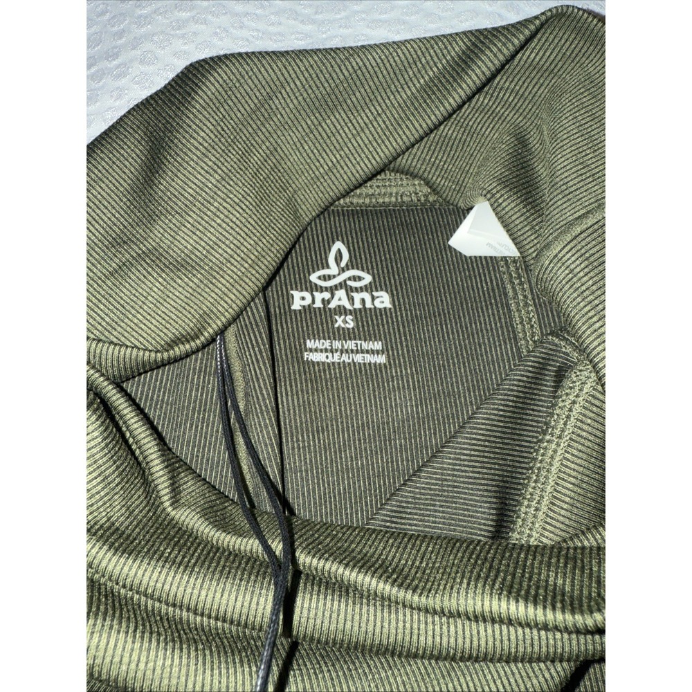 prAna Women's Cargo Green Heather BECKSA 7/8 Leggings Size XS Yoga Fitness - Picture 3 of 4
